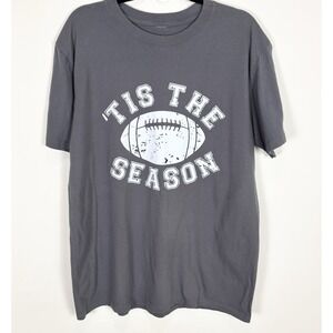 'Tis The Season Football Shirt – Distressed Game Day Tee XL